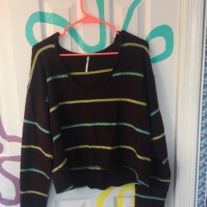 Free People striped sweater